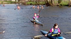 A Derradeira en Piragua, en Allariz