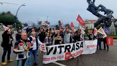 Manifestaci�n de los trabajadores de Vitrasa