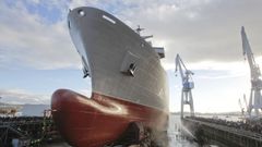 Su gemelo, el Supply, fue puesto a flote a finales de noviembre