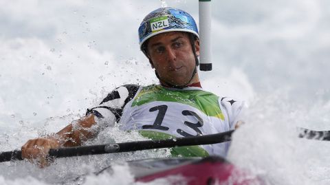 Michael John Dawson, de Nueva Zelanda, en el K1 de kayak.