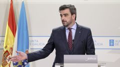 El conselleiro de Presidencia, Xustiza e Deportes, Diego Calvo, en una imagen de archivo.