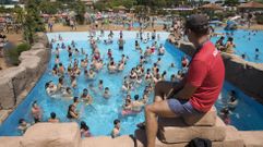 Un socorrista en el Aquapark cercedense 