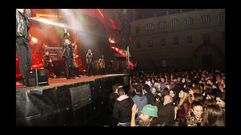 Actuacin de la orquesta Panorama en el 2018 en Monforte