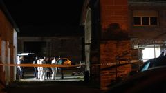 Escenario del crimen de violencia machista ocurrido en A Pastoriza en enero del 2020