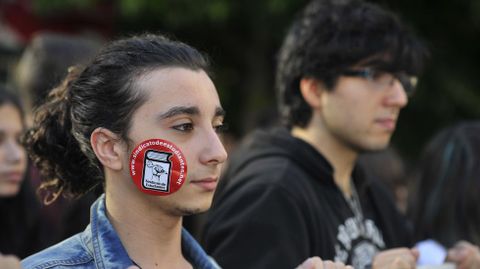 Manifestaci�n en Ferrol