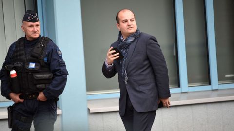 Primera vuelta de las elecciones presidenciales de Francia. El portavoz de la campa�a de Marine Le Pen, David Rachline