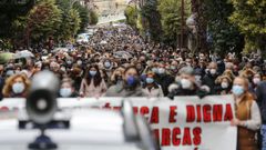 Convocantes y agentes de la Polic�a Local coinciden en cifrar en torno a 4.000 personas el n�mero de asistentes.