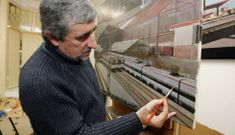 Xo�n Guerreiro, pintor de reco�ecida traxectoria, exp�n en Lugo onde comezou. 