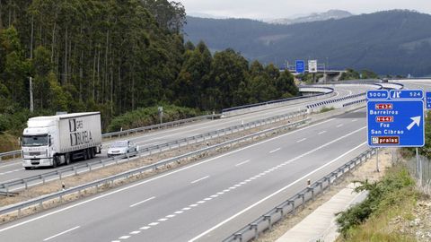 Zona en la que se conectar la autova de A Maria con la del Cantbrico