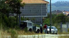 Imagen de archivo de la investigaci�n del crimen de As Estivadas