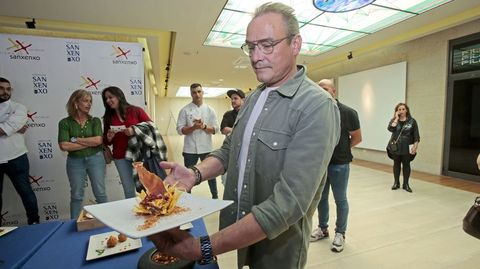 Presentacin de Degustatapas Sanxenxo, en la sala Nauta