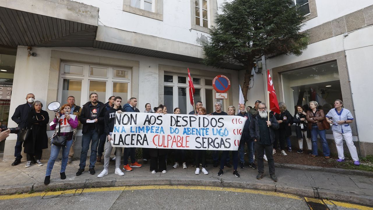 La limpieza del Hospital Abente y Lago, en A Coruña, en huelga por ...