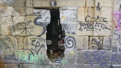 Lugar en el que ocurri� el incidente la pasada noche de Reyes.