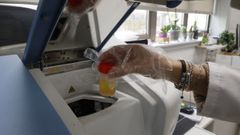 Laboratorio de Aclad en A Grela (A Coru�a). donde se analizan las muestras en busca de nuevas drogas