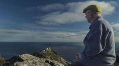 El irland�s Paddy Bushe, observando el cabo Fisterra 
