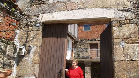 Entrada da casa de Brigos (Chantada) na que naceu Juan Alfonso Varela de Losada