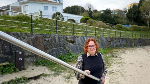 Marta Seijo, propietaria de los apartamentos Solymar de Mi�o.