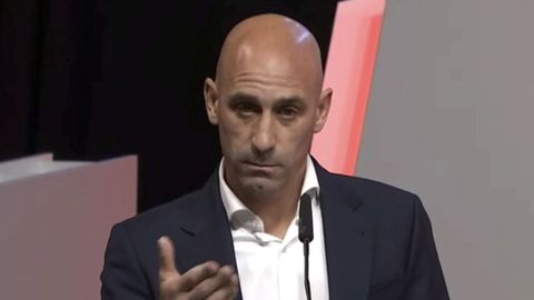 Luis Rubiales, en la asamblea general de la Federacin Espaola de Ftbol