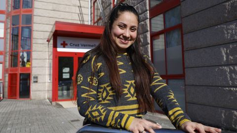 Aiskel P&eacute;rez es venezolana y lleg&oacute; a Ourense en el 2025.