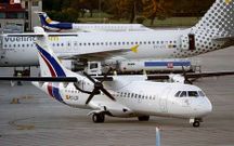 Turboh�lice igual al del incidente y en el que fueron recolocados los pasajeros destino a Vigo.  