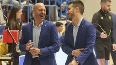 Pol, a la izquierda, sustituy� a Casas (derecha) durante sus cuatro partidos de sanci�n. 