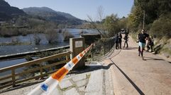 Arreglo de las riberas del Mi�o tras las inundaciones de febrero