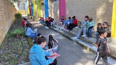 En este centro de infantil y primaria los libros tambi�n se disfrutan al aire libre