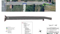 Planos de las obras de mejora en el Cami�o da Barxa, presupuestadas en algo m�s de 25.000 euros