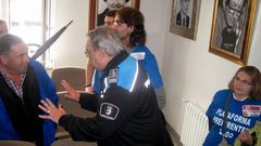 Los afectados dialogaron con la Polic�a Local dentro del propio sal�n de plenos