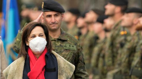 Visita en abril de Margarita Robles a las tropas espa�olas de la OTAN desplegadas en Letonia