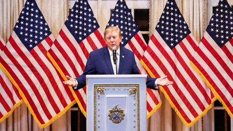 Donald Trump, durante un acto en Florida
