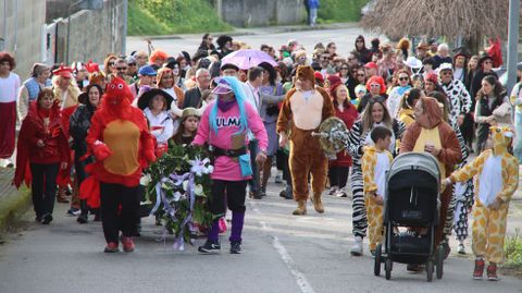 Comitiva que acompa�� al �so en Abanqueiro