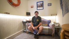 Marcos Rivas en su local de hosteler�a ubicado en el Campillo de Santa Mar�a