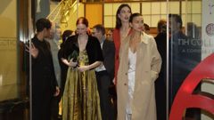 Las modelos Karen Elson, Karlie Kloss e Irina Shayk.