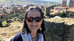 La historiadora ferrolana, en una fotograf�a de su archivo personal