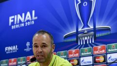 Iniesta quiere estar el s�bado en Berl�n