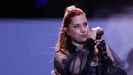 Leire Martnez, en su ltimo concierto con La Oreja de Van Gogh, en Zaragoza
