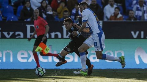 Legan�s-Celta (1-0) de Primera el 14 de abril del 2018.
