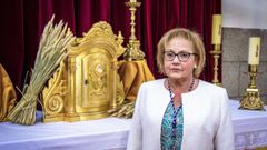 Oliva Cabanas, organizadora de la Semana Santa de Burela