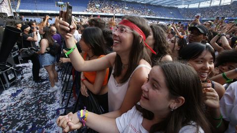 Morria Fest, ambiente en el estadio de Riazor