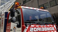 Imagen de archivo de una intervencin de los bomberos de Ribeira.