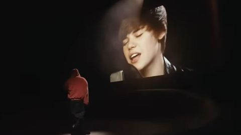Justin Bieber en su actuaci�n en Coachella