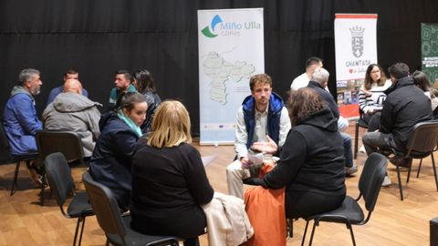 Un momento del encuentro celebrado en Chantada por iniciativa del grupo de desarrollo local Mi�o Ulla