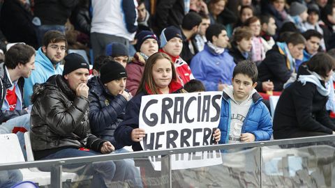 Agradecimiento a Paco Herrera en febrero del 2013