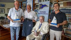 Arevalillo, Torres Colomer, Carregal y Lomba, en la presentaci�n de la regata.