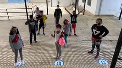 Imagen del programa madrugadores, el pasado curso, en el colegio de O Incio