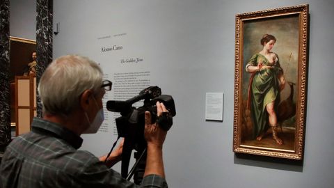 La obra del barroco espa�ol �La diosa Juno�, presentada a los medios de comunicaci�n en el museo