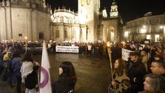 Manifestacin feminista en Lugo por el 25 de noviembre