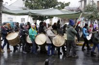 Os foli�ns son os protagonistas musicais de entroidos como o de Viana do Bolo. 