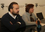 Cu��a y Alonso presentaron las nuevas iniciativas para las mujeres.